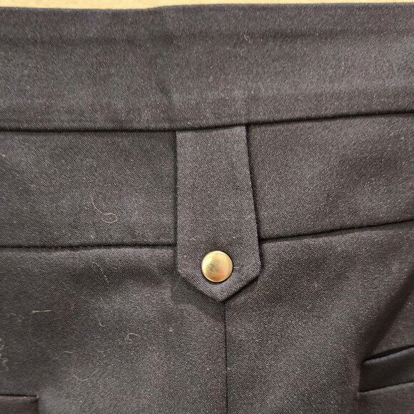 Style and Co Navy Blue Midrise Capri Pants Size 16 - Picture 5 of 12